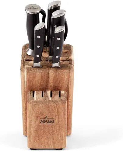 Vista 16 de All-Clad Kitchen Essentials Tabla de cortar de acacia con ranura para jugos de 19 x 14 pulgadas, 1 pulgada de grosor, tabla de cortar para carne