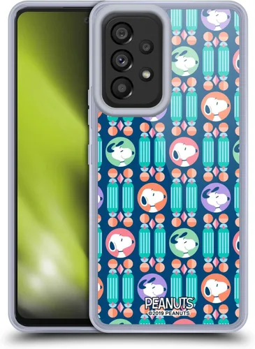 Vista 191 de Head Case Designs Snoopy Deco Dreams - Funda de gel con licencia oficial de Peanuts Blue Pattern [protección de grado militar] compatible con Google