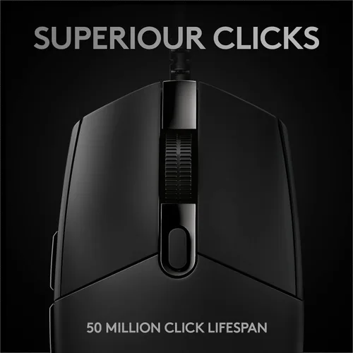 Vista 4 de Logitech Ratón para juegos con cable G Pro sensor Hero 16K 16000 DPI RGB ultra ligero 6 botones programables memoria a bordo construido para Esport