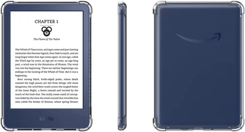 Vista 3 de Funda para Kindle de 6 pulgadas, 10ª generación de 2019, TPU suave y ligera, funda protectora antiarañazos, a prueba de golpes, para Amazon Kindle