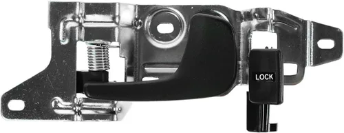 Vista 136 de TRQ Manija Interior de Puerta del Lado del Pasajero Negra Compatible con Ford Bronco 1987-1996 F-150 1987-1997 F-250 1997 F-250 HD F-350