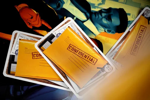 Vista 8 de Pocket Detective - Juego de cartas de la temporada 1 - Resuelve misterios intrigantes en cualquier lugar. Juego cooperativo para niños y adultos, a