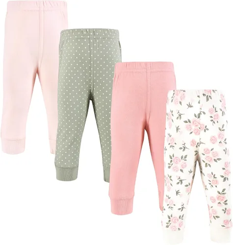 Vista 32 de Hudson Baby - Pantalones y leggings unisex de algodón para bebé 2-Rosa Negro
