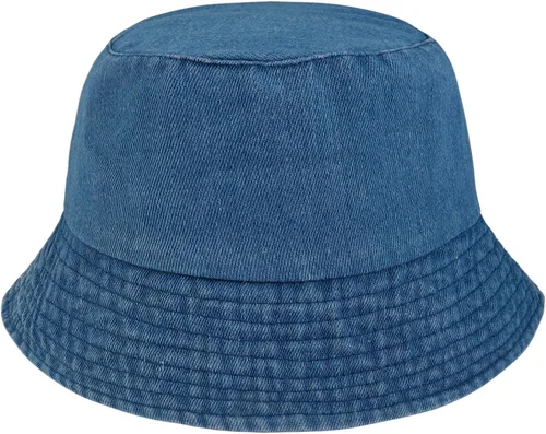 Vista 10 de MILAKOO Gorra unisex de pescador de mezclilla lavada para mujer, de ala ancha, ligera, plegable