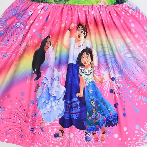 Vista 3 de WNQY Girls Princess Dress Up for Cosplay Costume Halloween Fancy Paty Dresses