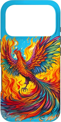 Vista 29 de Fantasy Cute Rising Phoenix Flames Case for iPhone 15