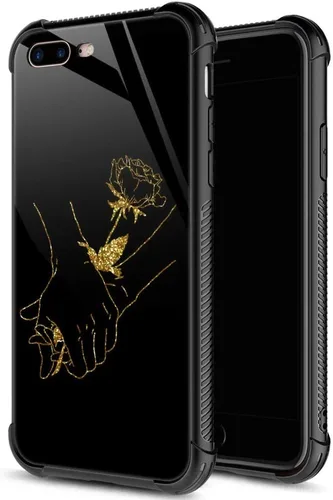Vista 20 de ZHEGAILIAN Funda para iPhone 7/8 Plus, protección de grado militar, esquinas a prueba de golpes, funda antiarañazos para iPhone 7/8 Plus, girasol