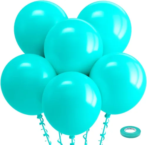 Vista 119 de Bezente Paquete de 150 globos de látex mate color burdeos de 5 pulgadas rojo (07-Red-G42)