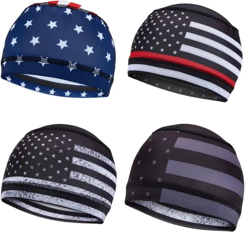 Vista 7 de Gorra alemana con diseño de calavera con acabado negro brillante básico con correa ajustable para la barbilla