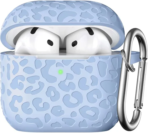 Vista 35 de Funda para Airpod Case y 2ª Generación con Diseño Leropard Grabado Compatible con Apple AirPods 2ª/1ª Generación de Carga, Bonita Protección
