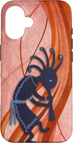 Vista 32 de Native American Kokopelli - Old School 2 - Fan Fun Case for iPhone 17