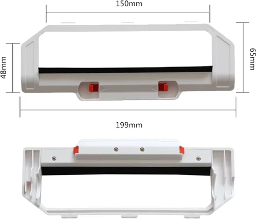 Vista 5 de Piezas de repuesto para Xiao-Mi Proscenic M6 Pro Mi robot trapeador de vacío P Mop Pro Viomi V2 V3 SE filtro HE-PA paño lado fregona rodillo cepillo