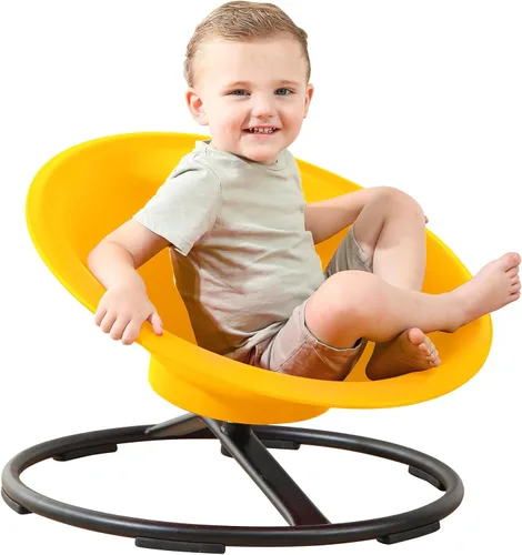 Vista 9 de Silla Giratoria para Niños Autistas, Juguetes de Sentarse y Girar para Autismo para Edad 3+, Silla Giratoria Sensorial que Mejora las Habilidades