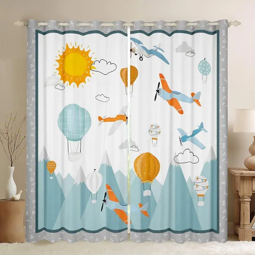 Vista 41 de Cortinas opacas de camuflaje con bandera estadounidense, regalo para niños, cortina de ventana de camuflaje verde con rayas negras, estrellas