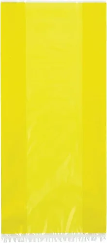 Vista 2 de Bolsas de celofán, color azul real, 30 unidades, talla única , Amarillo