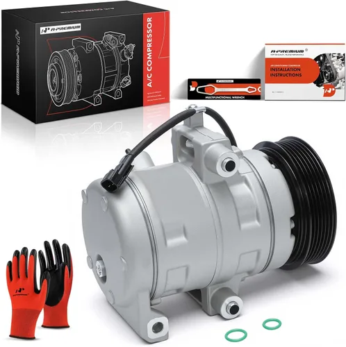 Vista 10 de A-Premium Compresor de aire acondicionado con embrague compatible con Ford Focus 2.0L 2008-2011, Transit Connect 2.0L 2010-2013, con compresor