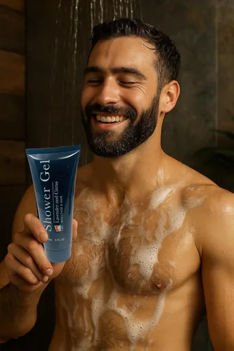 Vista 5 de G.B.S Gel de ducha y jabón corporal de lavanda y cítricos, para hombres y mujeres, para uso diario, 3 en 1 para cuerpo, cara, cabello, fresco