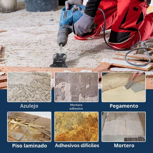 Vista 6 de Firecore - Raspador de piso SDS Plus de 4 x 10 pulgadas, broca de cincel