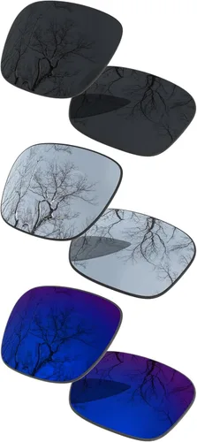 Vista 23 de ToughAsNails Set of 3 Polarized Replacement Lenses for Oakley Fuel Cell OO9096 Pack