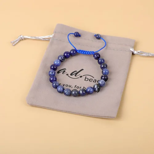 Vista 72 de AD Beads Pulseras de piedras preciosas unisex de 0.315 pulgadas (0.315 in), macramé curativo ajustable de 7 a 9 pulgadas Usa esta pulsera