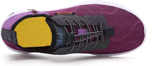 Vista 3 de Whatseaso Zapatos acuáticos para mujeres y hombres, ligeros, de secado rápido, para playa, adultos, zapatos deportivos para natación, surf, piscina
