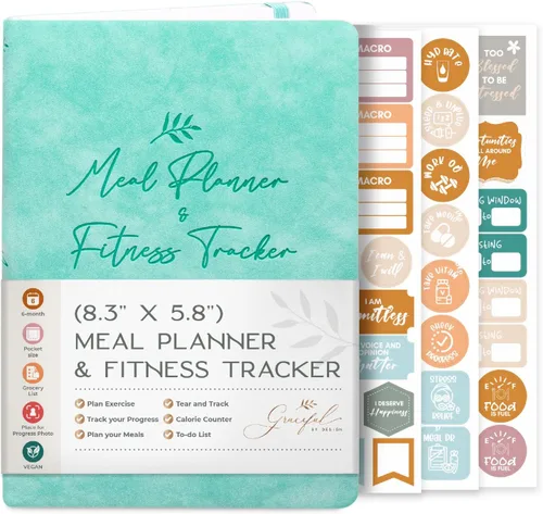 Vista 7 de Graceful by Design Planificador de comidas y rastreador de actividad física – Planifica entrenamientos en nuestro diario de fitness para mujeres