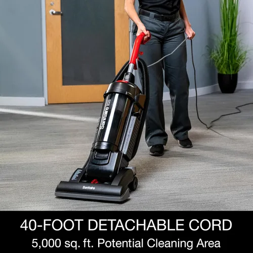 Vista 6 de Sanitaire Force SC5845D - Aspiradora vertical comercial, color negro
