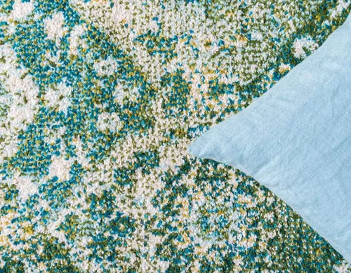 Vista 5 de Unique Loom Penrose Collection - Alfombra de área - Blake (2' 2" x 3' 1" Rectángulo, Verde/Beige)