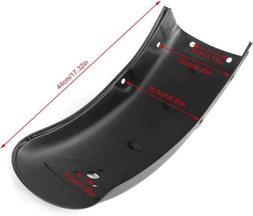 Vista 2 de Guardabarros para neumáticos traseros de motocicleta, guardabarros de metal para VN800, todos los modelos, construcción de acero resistente