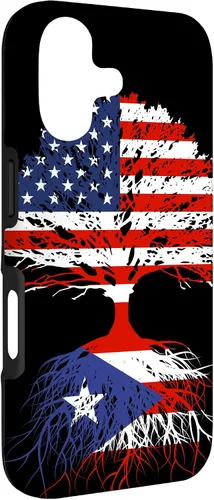 Vista 3 de Puerto Rico Boricuas Roots - Carcasa para iPhone 17, diseño de bandera estadounidense de Puerto Rico