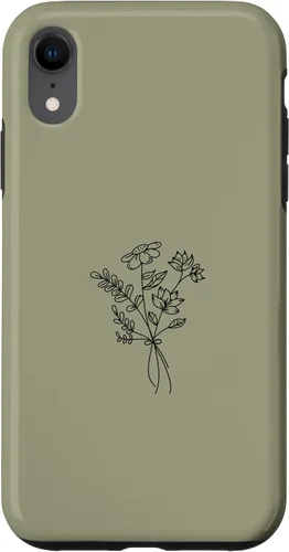 Vista 24 de Funda para iPhone 16 Wildlfower Floral Flower Khaki