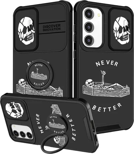 Vista 120 de Funermei para Samsung Galaxy Z Flip 4 Funda - Funda de Teléfono Bonita para Mujeres y Niñas con Mariposas Bonita Estética Femenina Diseño