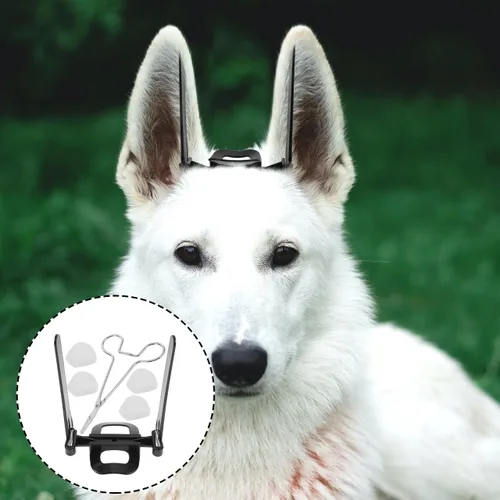 Vista 4 de HANABASS Kit de herramientas de soporte para orejas de perro, kit de soporte para doberman pinscher, pastor alemán, samoyedo, cachorro, corrección
