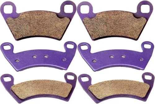 Vista 4 de SCITOO FA354, FA452 Pastillas de freno para Polaris Ranger 400 2010-2013 pastillas de freno delanteras y traseras de fibra de carbono