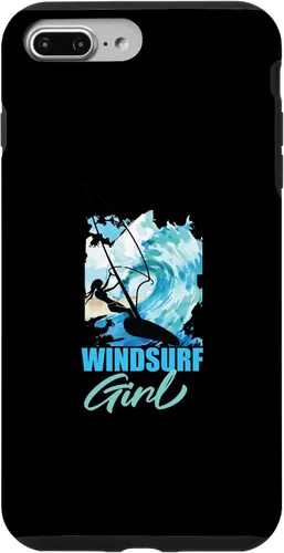 Vista 9 de iPhone 14 Pro Windsurf Girl Water Sports Windsurf Windsurfer Case