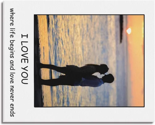 Vista 7 de Impresiones en lienzo personalizadas con tus fotos – Póster de arte de pared personalizado para regalos fotográficos enmarcados – Regalos de mujer 1