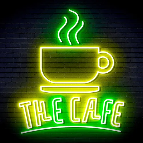 Vista 17 de ADVPRO Coffee – The Cafe Extra-Large Ultra-Bright LED Neon Sign - Blue & Red - st16s54-fn-j0026-br