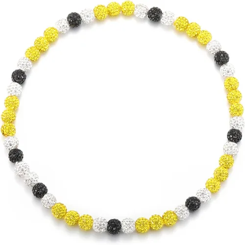 Vista 44 de Collar de Cadena de Béisbol con Perlas para Hombres, Regalos de Collar de Béisbol de la Colección Bling Ice para Niños, Collar de Accesorios