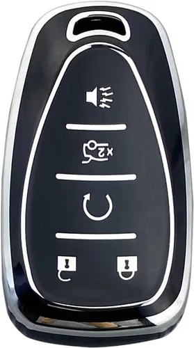 Vista 12 de Funda para Llavero Compatible con Chevy Camaro Cruze Equinox Malibu Traverse Blazer Volt Bolt Sonic Trax