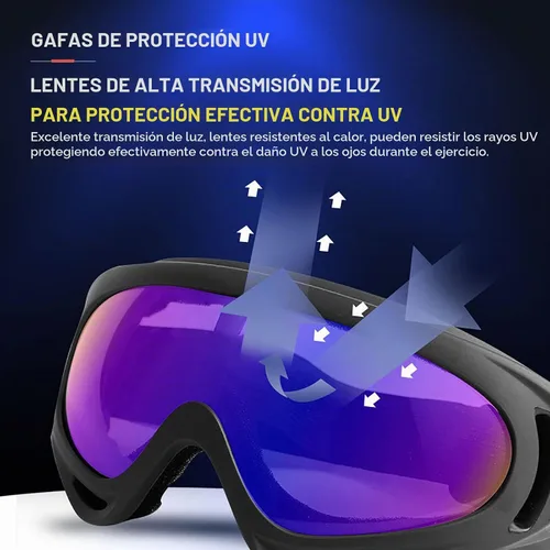 Vista 4 de 10 Packs Motorcycle Accessories, 5PCS Dirt Bike Ski Goggles Dustproof Windproof Safety Glasses and 5PCS Face Masks