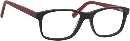 Vista 2 de Esquire Gafas de lectura con marco de plástico rectangular de diseño EQ1546 para hombre de 2.126 in, NegroRojo