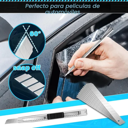 Vista 2 de DIYSELF Kit de tinte de ventana de 18 piezas, kit de herramientas de envoltura de vinilo, herramientas profesionales de tinte de ventanas