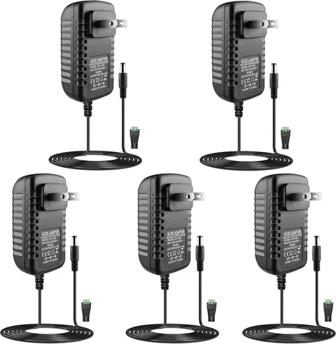 Vista 18 de LightingWill Fuente de alimentación de 12V, adaptador de alimentación de 12W, fuente de alimentación de 110V CA a 12V 1A CC, transformador