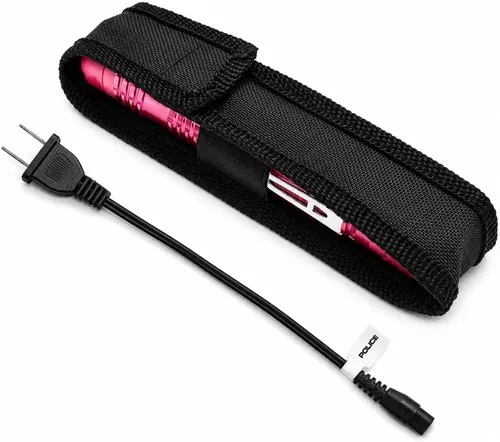 Vista 7 de POLICE Pistola paralizante para defensa personal - M12 Mini recargable de aluminio de alto voltaje con linterna LED, compacta y resistente