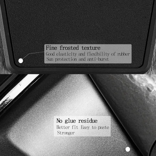 Vista 5 de TZMAPU Juego de almohadillas protectoras de tanque de combustible para motocicleta, compatible con tanque de 400, adhesivo antideslizante de goma
