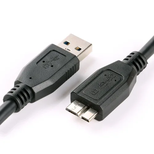 Vista 3 de USB 3.0 Cable, a macho a Micro B, Cable de sincronización de datos Transferencia Lead para LaCie Porsche Design P '9233 2TB 9000296 3TB Tasa