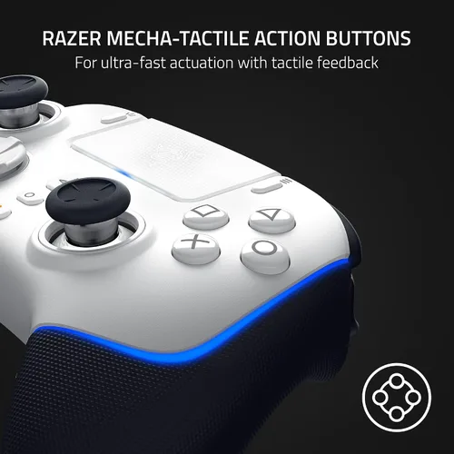 Vista 3 de Razer Wolverine V2 Pro Wireless Gaming Controller for PlayStation 5 PS5 PC HyperSpeed Wireless - Mecha-Tactile Action Buttons - 8-Way Microswitch