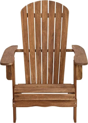 Vista 4 de Teal Island Designs Cape Cod - Silla Adirondack de madera natural