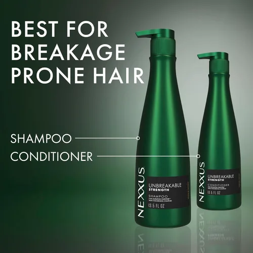 Vista 3 de Nexxus Unbreakable Care Champú Anti-Rotura Con Queratina, Colágeno, Biotina Para Cabello Fino Y Delgado, Champú Sin Sulfatos 13.5 onzas