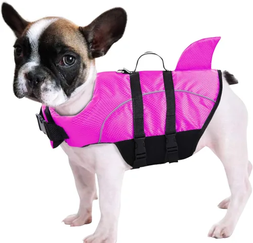 Vista 17 de Queenmore Chaleco Salvavidas para Perros Pequeños XXS, Chalecos Salvavidas para Cachorros para Perros Pequeños, Chaleco Salvavidas para Perros